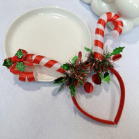 Christmas Candy Cane Headband for Holiday Parties and Performances