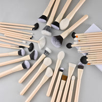 42-Piece Professional Makeup Brush Set for Foundation, Blush, Contour, Eyeshadow, Eyeliner, and Eyebrows