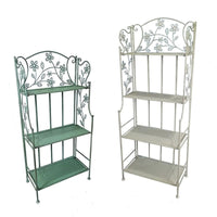 Multi-Tiered Vintage Iron Plant Stand for Balcony & Garden