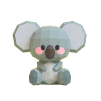 Cute Koala Bear 3D Paper Model Ornament DIY Craft Kit