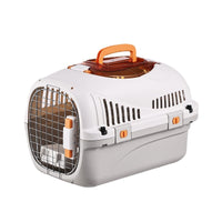 Airline Approved Pet Carrier for Cats and Small Dogs, Portable Travel Crate with Food Bowl and Absorbent Pad