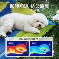 Pet Cooling Gel Mat for Dogs and Cats, Thickened PVC Breathable Summer Sleep Pad