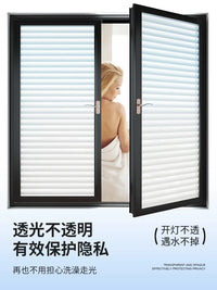 Static Cling Frosted Privacy Window Film for Bathroom and Home, Non-Adhesive, Anti-Peep, Light Transmitting