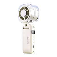 High-Speed Turbine Misting Fan with Semiconductor Cooling, Portable Handheld for Office Use