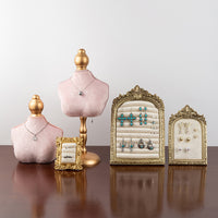 Pink Mannequin Bust Jewelry Display Stand for Necklaces and Pendants
