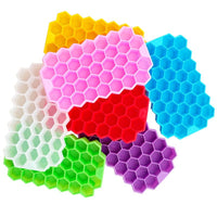 Factory Direct Silicone Honeycomb Ice Cube Tray with Lid - 37-Grid DIY Quick Freeze Mold