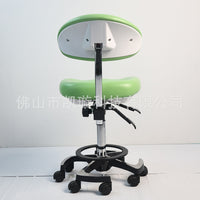 Dental Clinic Doctor's Swivel Chair with Backrest and Wheels