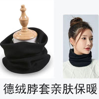 Winter Fleece Lined Neck Warmer for Men and Women, Double-Layer Thermal Neck Gaiter for Cycling and Cold Protection