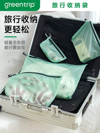 Portable Waterproof Travel Organizer Bag for Toiletries, Cosmetics, and Documents