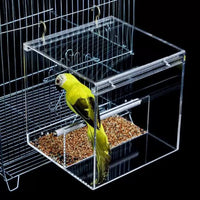 Outdoor Window Bird Feeder with Suction Cups, Rainproof Hanging Bird Feeder for Balcony and High-Rise Windows