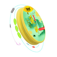 SheHe Stream Fishing Line Set with Alloy Sinker and Seven-Star Floats for Horse Mouth Fish and Groupers