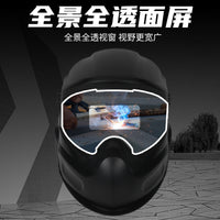 Solar Powered Auto-Darkening Welding Helmet with True Color View for Arc Welding