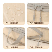 4-Piece Travel Compression Packing Cubes Set for Luggage Organization