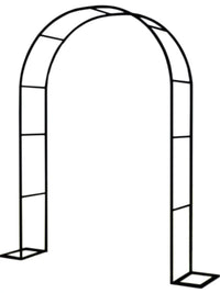 Rustproof Iron Arch Trellis for Climbing Plants, Roses, and Grapevines, Outdoor Garden Arbor