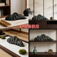 Zen Garden Miniature Landscape Rockery Ornament for Micro Landscape DIY Decor