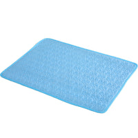 Summer Pet Cooling Mat Breathable Non-Slip Ice Silk Pad for Dogs and Cats