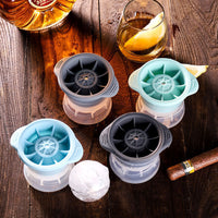 Silicone Sphere Ice Cube Mold for Whiskey and Cocktails, Round Ice Ball Maker
