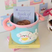Handwoven Storage Basket for Desk and Home Decor