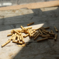 Kraft Paper Message Scrolls with Metal Ring for Wishes and Blessings