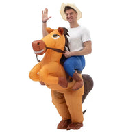 Inflatable Ride-On Animal Costumes for Kids and Adults - Halloween & Party Fancy Dress