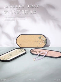 Decorative Jewelry Display Tray for Necklaces, Bracelets, and Small Items - Ideal for Photography and Retail