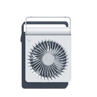 Portable USB Rechargeable Desk Fan with Wall Mount for Home, Office, and Outdoor Use