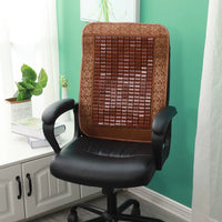 Bamboo Mahjong Mat Seat Cushion for Summer Chairs and Car Seats, Breathable Cooling Pad for Office and Sofa