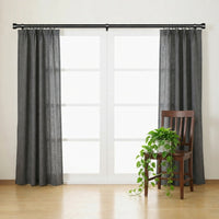 Adjustable Tension Curtain Rod with Internal Threaded Connection for Windows