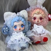 Handmade 10cm Doll Clothes Set Winter Movement Light Weave Garden for PVC Dolls