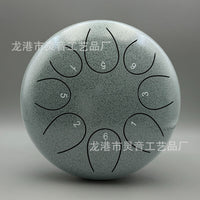 Tongue Drum for Kids and Adults - 6/8/10/12 Inch 15-Note Steel Handpan Percussion Instrument