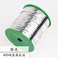Metallic Twist Ties for Packaging and Crafts, 300-400 Yards