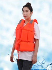 Adult & Kids Life Vest with High Buoyancy Foam for Rafting Fishing Boating