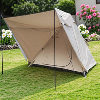 Outdoor Camping Quick-Setup Pyramid Tent for 1-2 People with Tarp Function