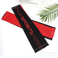 Men's Ice Silk Cycling Arm Sleeves with UV Protection and Breathable Headscarf