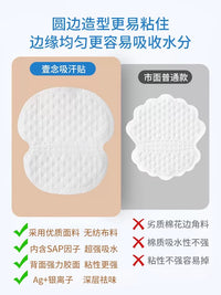 Disposable Underarm Sweat Pads for Women, Ultra-Thin Absorbent Armpit Shields, Anti-Sweat Liners