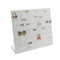 Velvet Jewelry Display Stand Earring Holder Necklace Organizer for Home Use