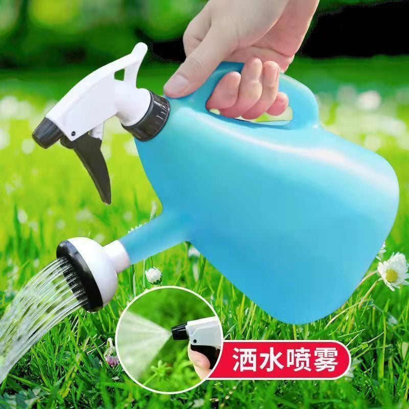 Indoor Outdoor Plant Watering Can with Spray Nozzle for Gardening
