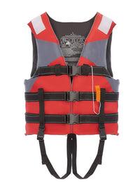 High Buoyancy Life Vest with Crotch Strap & Whistle for Adults & Kids - Flood Control, Fishing & Boating