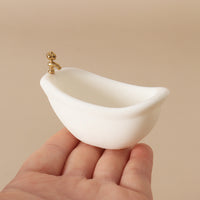 Dollhouse Miniature Bathtub Bathroom Scene Accessory