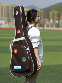Acoustic Guitar Gig Bag 36/38/40/41 Inch, Thickened Waterproof Guitar Backpack for Women