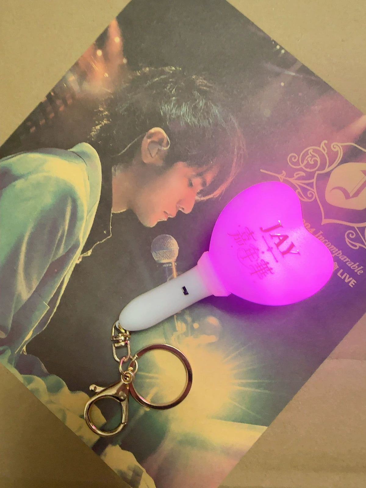Jay Chou Carnival Mini Light Stick Keychain Pendant