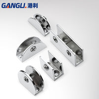 Zinc Alloy Glass Clamp Shelf Support Brackets for Glass Partitions