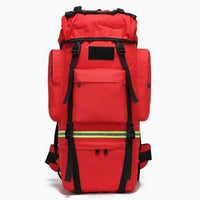 65L Large Capacity Hiking Backpack with Rain Cover for Outdoor Camping Trekking
