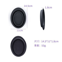 Foldable Silicone Makeup Brush Cleaning Mat & Bowl for Sponges and Puffs