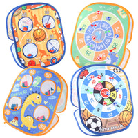Kids 3-in-1 Dinosaur/Football Target Toss Game Tent with Beanbags
