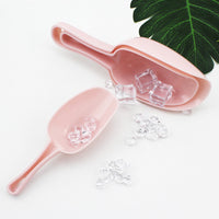 Ice Scoop Set for Kitchen, 3-Pack Plastic Ice Shovels for Ice Cubes, Candy, Flour, and Dry Goods