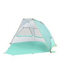 Portable Pop-Up Beach Tent UPF 50+ Sun Protection for 2-3 People Outdoor Camping and Shade