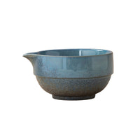 Japanese Style Tenmoku Glaze Ceramic Matcha Bowl Set