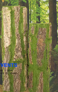 Artificial Moss Bark Roll for Pipe Decoration and Landscaping