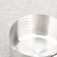 Thickened Rose Gold Saucepan with Scale for Baby Food, Butter Melting, and Oil Heating